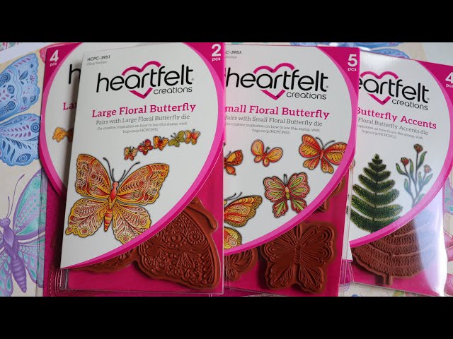 Heartfelt Creations Floral Butterfly Up Close May 2021 - YouTube