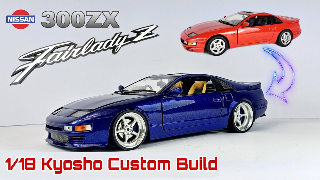 Nissan Fairlady Z 300ZX 1/18 Kyosho JDM Widebody Custom Build