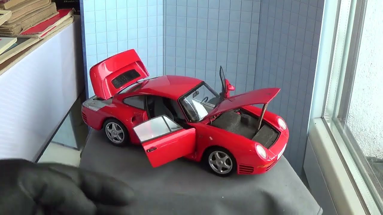 Porsche 959 - AUTOart 1:18 - YouTube