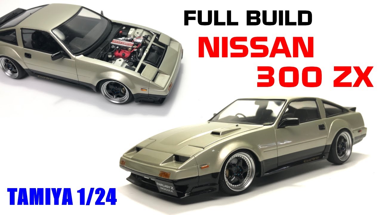 タミヤ1/24 フェアレディZ Z31 300ZX Full build Nissan 300ZX Z31