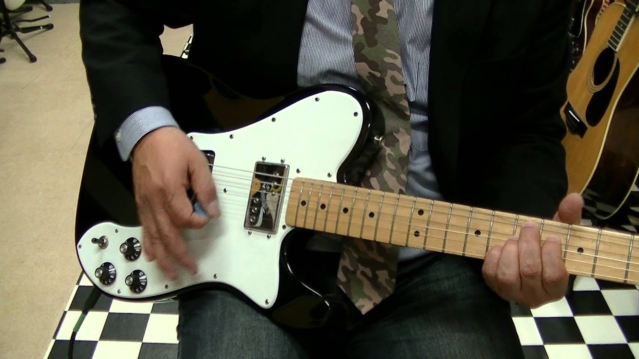 Fender Mexico テレキャスター カスタム フェンダー60周年モデル - YouTube