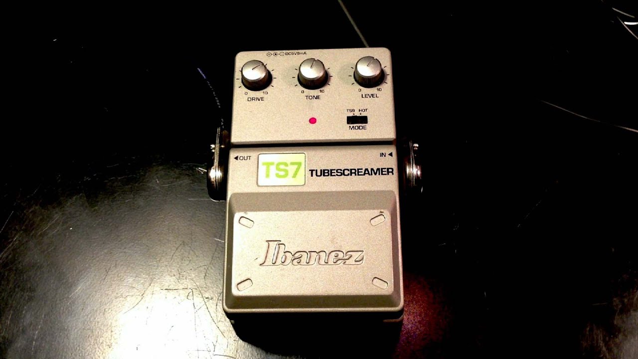 Ibanez Tube Screamer TS7 - YouTube