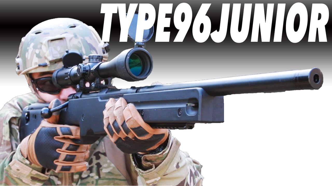 CROWN TYPE96 JUNIOR airsoft gun review by Mac Sakai #215 - YouTube