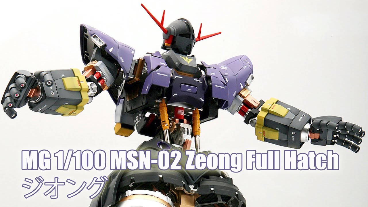MG 1/100 MSN-02 Zeong Full Hatch - Custom Build(ジオング) - YouTube
