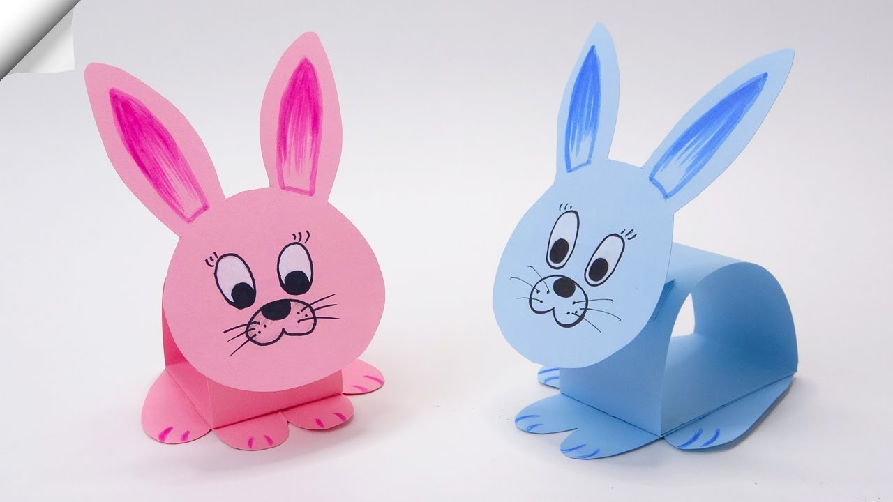 Easy Paper RABBIT Craft Ideas | Paper Crafts | Paper RABBIT - YouTube