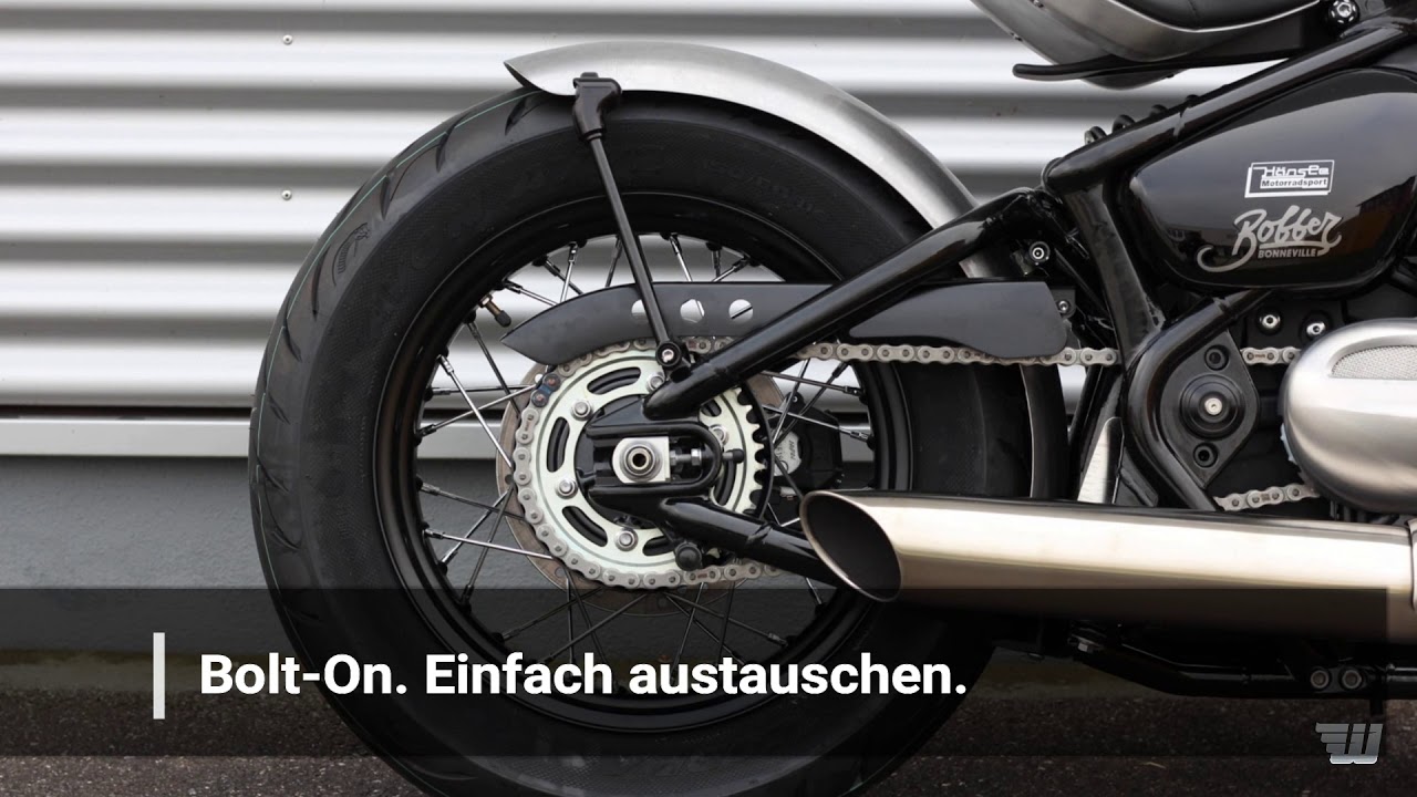 ボンネビルボバー純正リアフェンダーリアウィンカーブレーキランプ