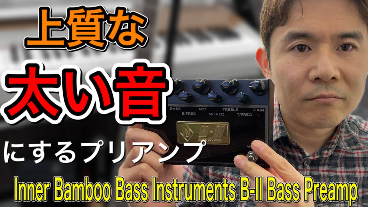 High-end bass preamp: Inner Bamboo Bass Instruments B-II Bass