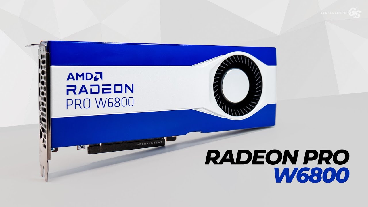 A GPU you've never heard of - AMD Radeon Pro W6800 - YouTube