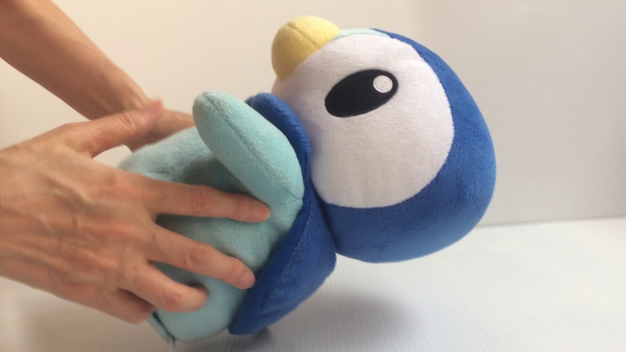 Pokemon Piplup Talking Plush Doll Friend & Battle mode 3D Sensor