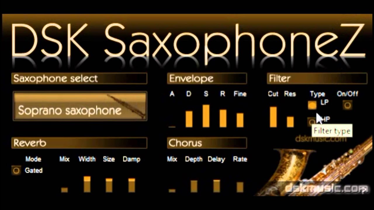 DSK SaxophoneZ - Free VST - YouTube