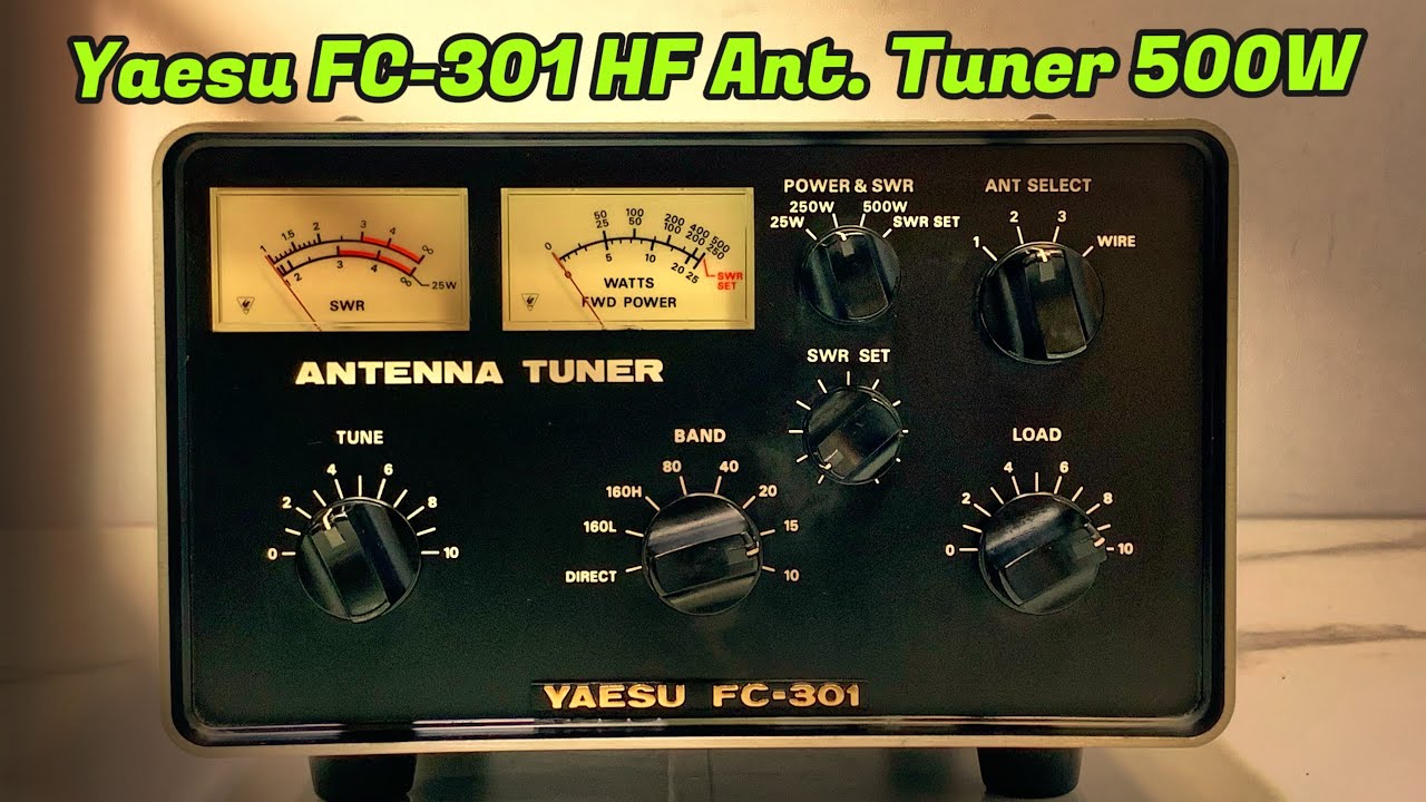 八重洲無線 YAESU FC-301 アンテナチューナー 25W〜500W 八重洲無線