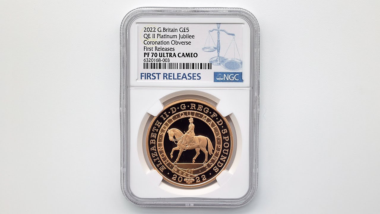 2022 英国 エリザベス2世即位70周年記念 プラチナ・ジュビリー 5ポンド
