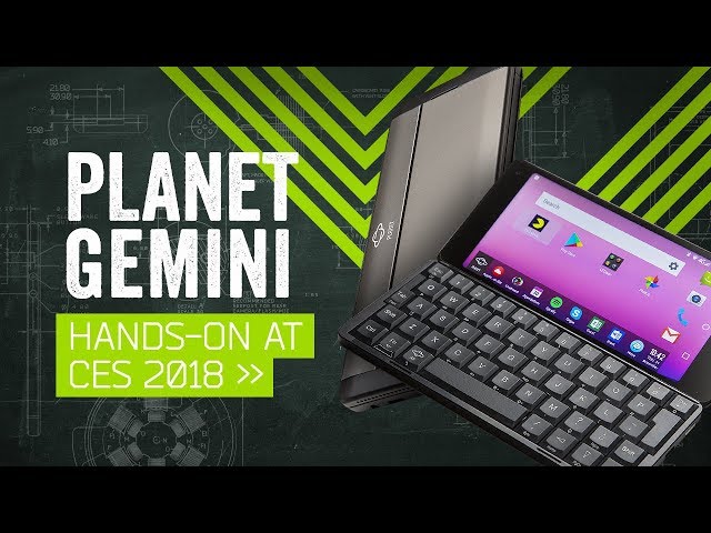 Planet Gemini PDA Hands-On: The Dream Of The 90s Is Alive - YouTube