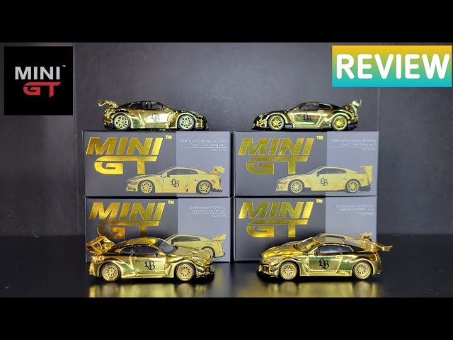 Mini GT Grails!! Tokyo Exclusive LB Works Nissan GTR R35 Chrome