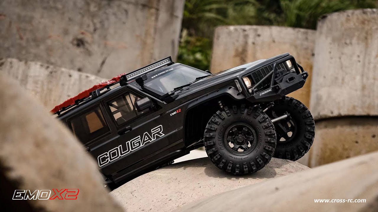 CROSS RC Introduces New RTR 1/8 EMO X2 Big Lion | Rc Crawler - YouTube