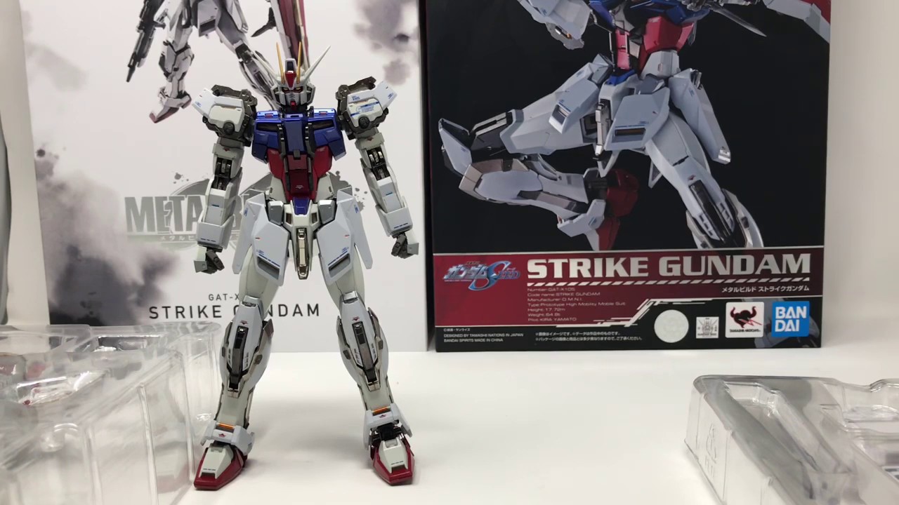 Metal Build Strike Gundam GAT - X105 Review - YouTube