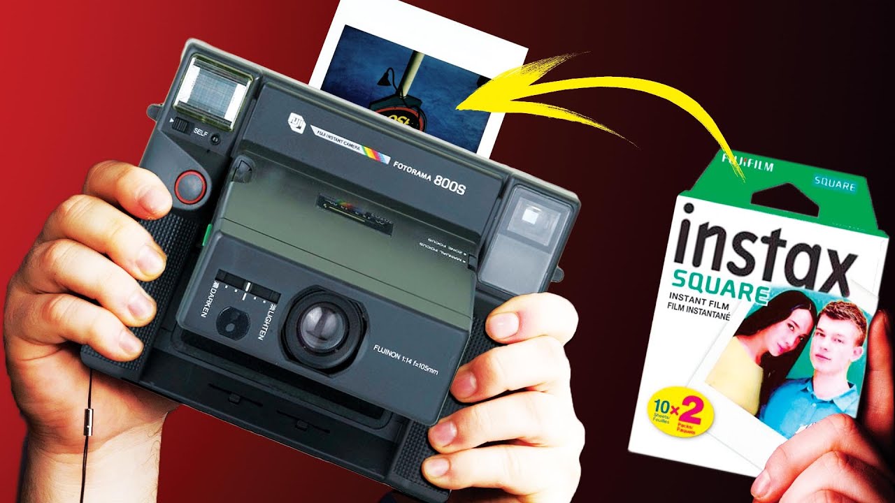 Shooting Instax film in the long lost Fuji Fotorama cameras - YouTube