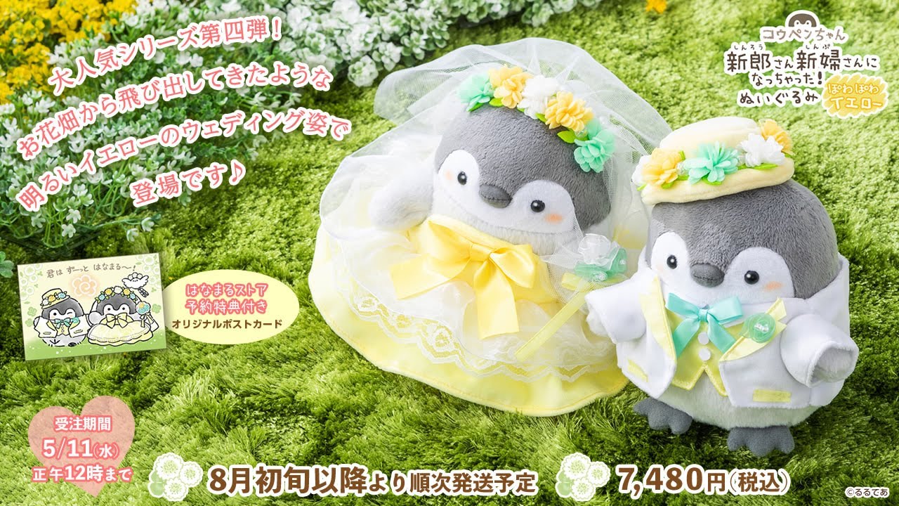 全セット】コウペンちゃん 新郎新婦なぬいぐるみセット 2025年最新
