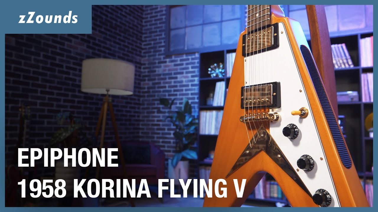 Epiphone 1958 Korina Flying V | zZounds - YouTube
