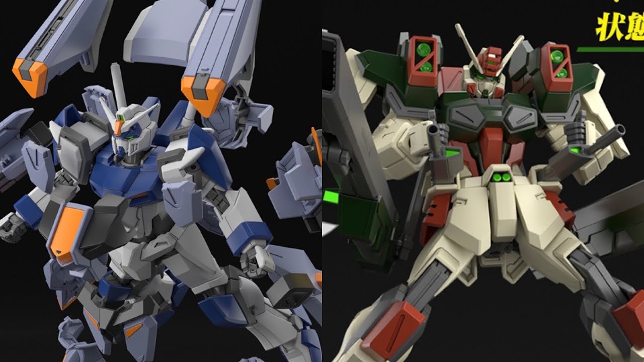 New Gundam Duel Blitz and Lightning Buster action figures revealed