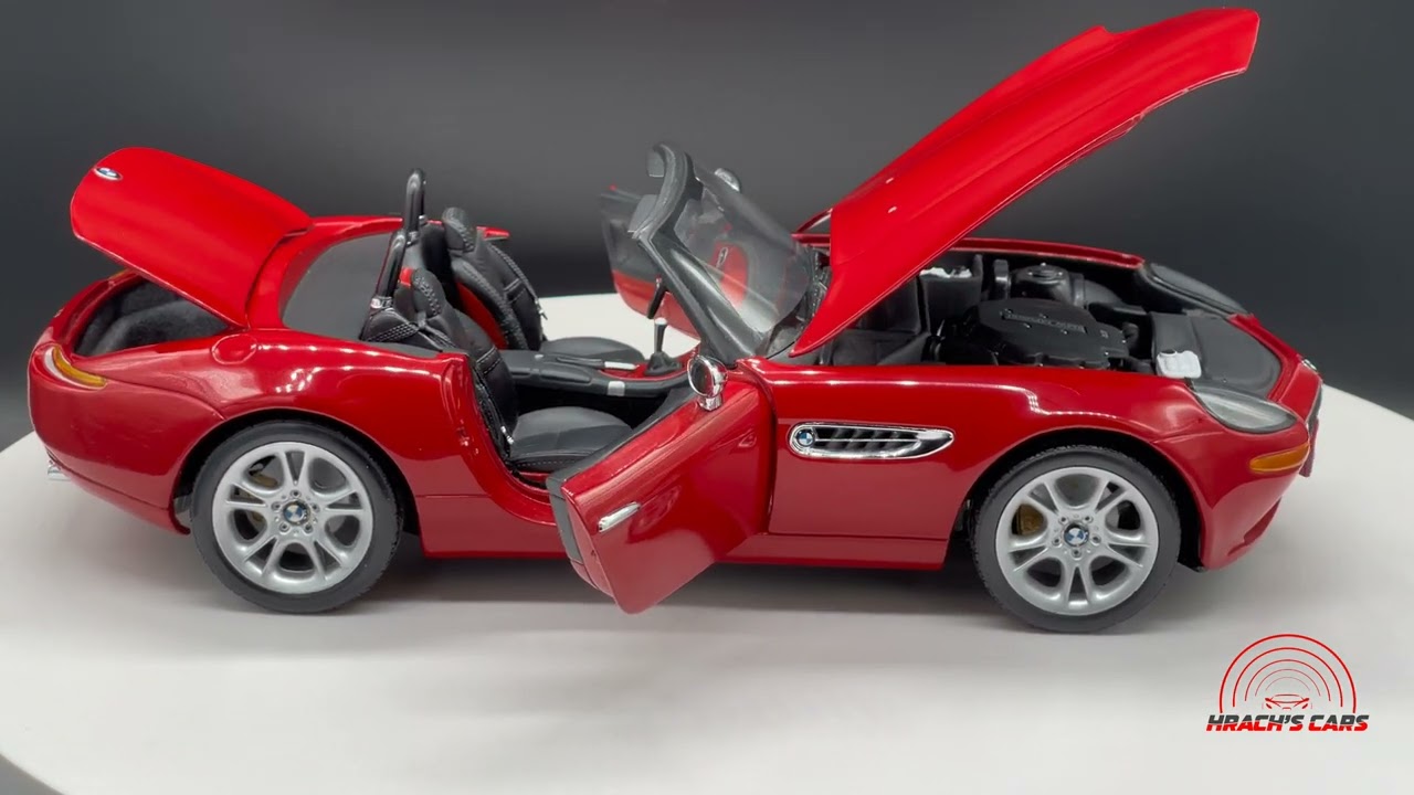 BMW Z8 Kyosho 1/18 red - YouTube