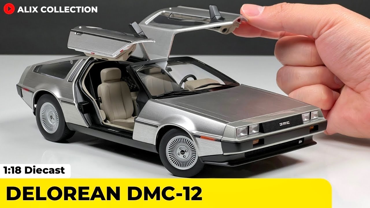 AUTOart 1/18 デロリアン DMC-12 サテンシルバー 完成品