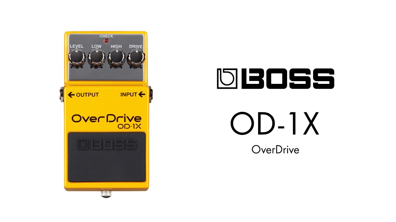 エフェクター 試奏動画】BOSS OD-1X Overdrive オーバードライブ - YouTube