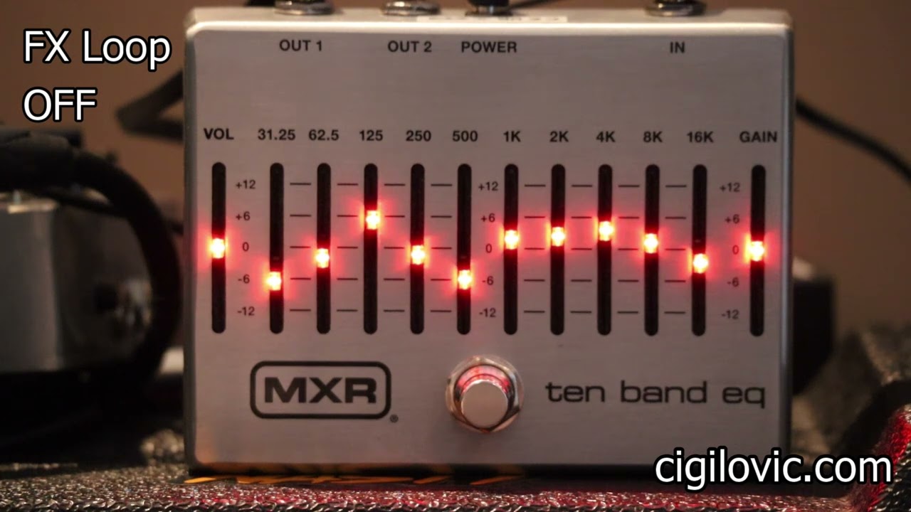 MXR 10 Band EQ Review & Sound Demo & Test - YouTube