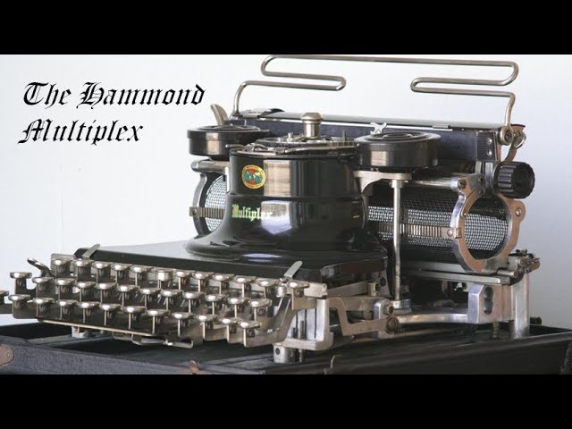 安い，新品 Hammond Multiplex / タイプライター / アンティーク