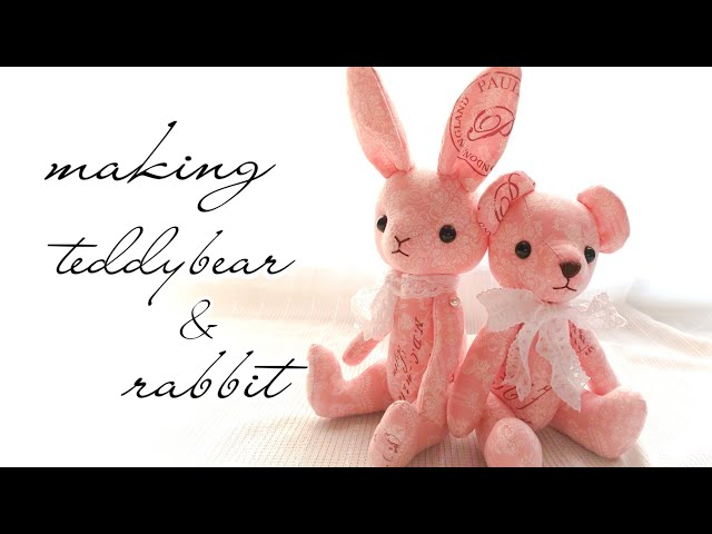 テディベア作家 Dreamy rabbit様 アートドール垂れ耳のテディラビット