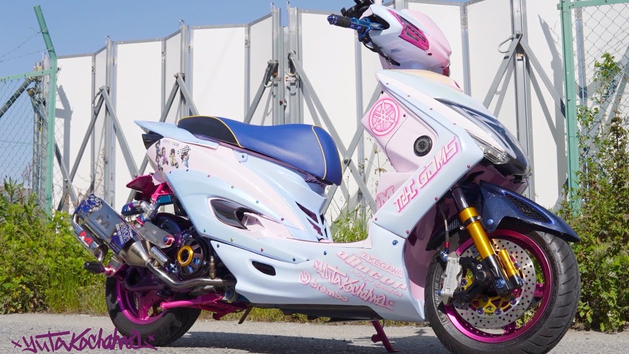 シグナスX社外ファイバーテールシーケンシャル7色レインボー3型se44j