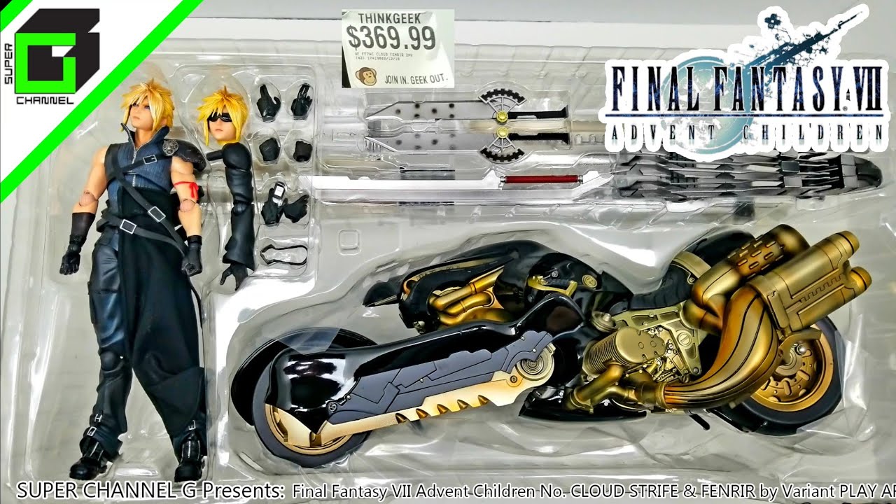 CLOUD&FENRIR 限定版フィギュアとバイクセット クラウド フェンリル