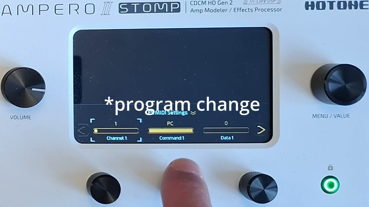 Ampero II Stomp MIDI - A Simple Tutorial! - YouTube