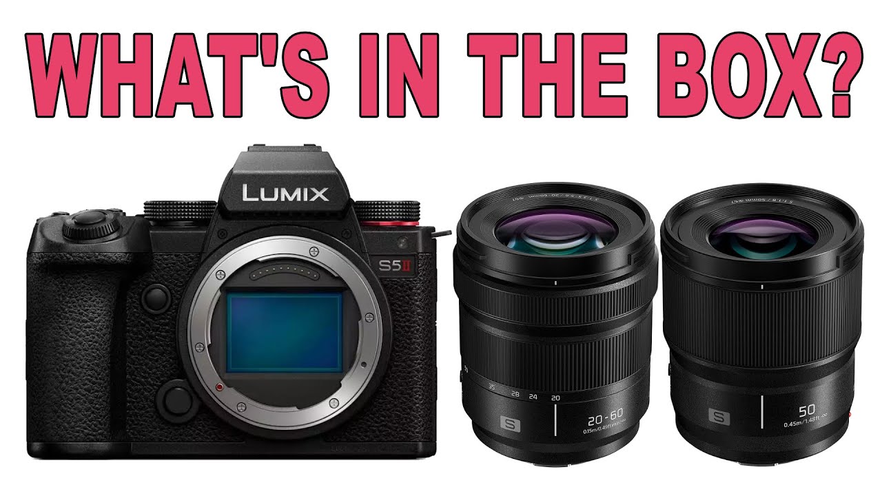 Panasonic LUMIX S5 II Kit with 20-60mm and 50mm Lenses Unboxing
