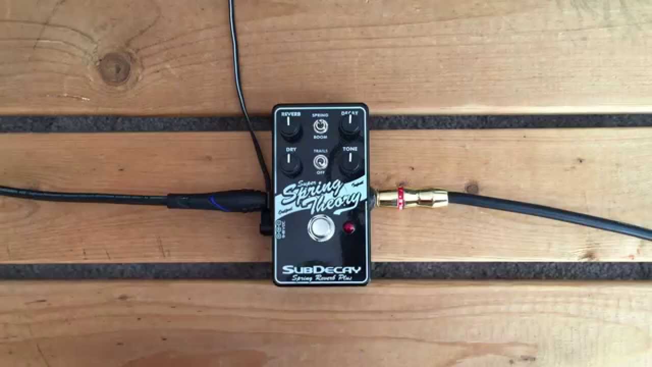 5 Minutes with the Subdecay Super Spring Theory Reverb - Pedal