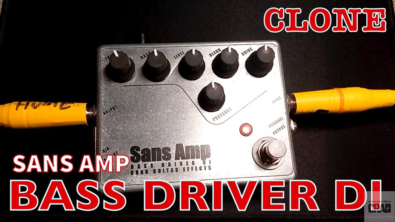 SansAmp Bass Driver DI V2 クローン Mosky Fireworks bass Driver+DI