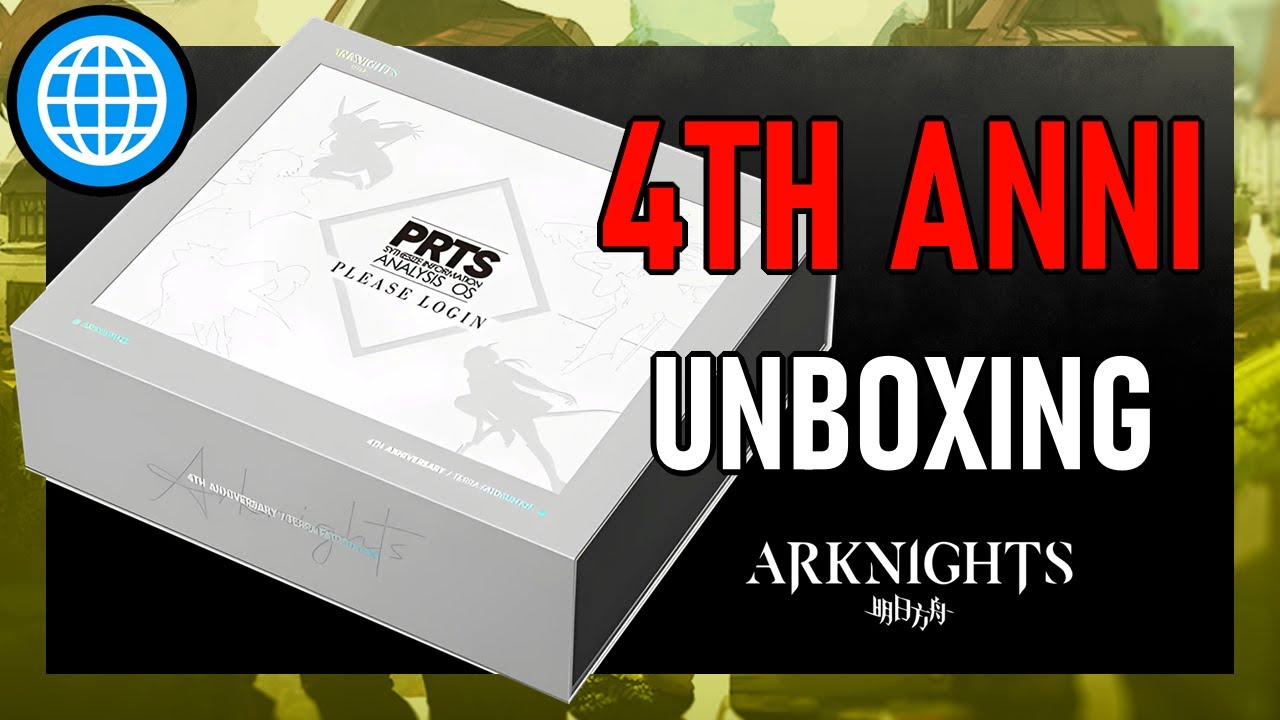 🌐] Unboxing Official Arknights Merch - 4th Anniversary - Terra