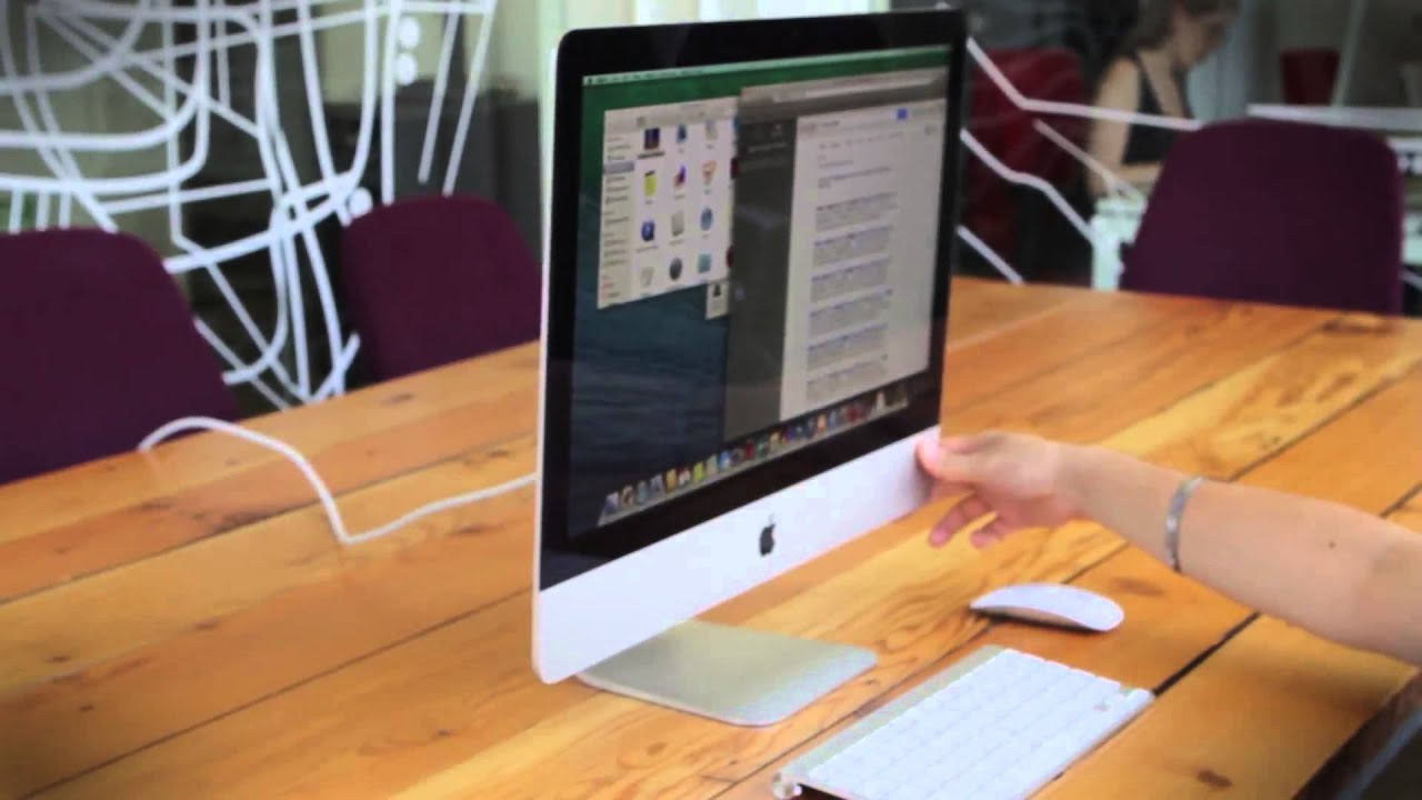 Apple iMac 21.5-inch (2014) hands-on - YouTube