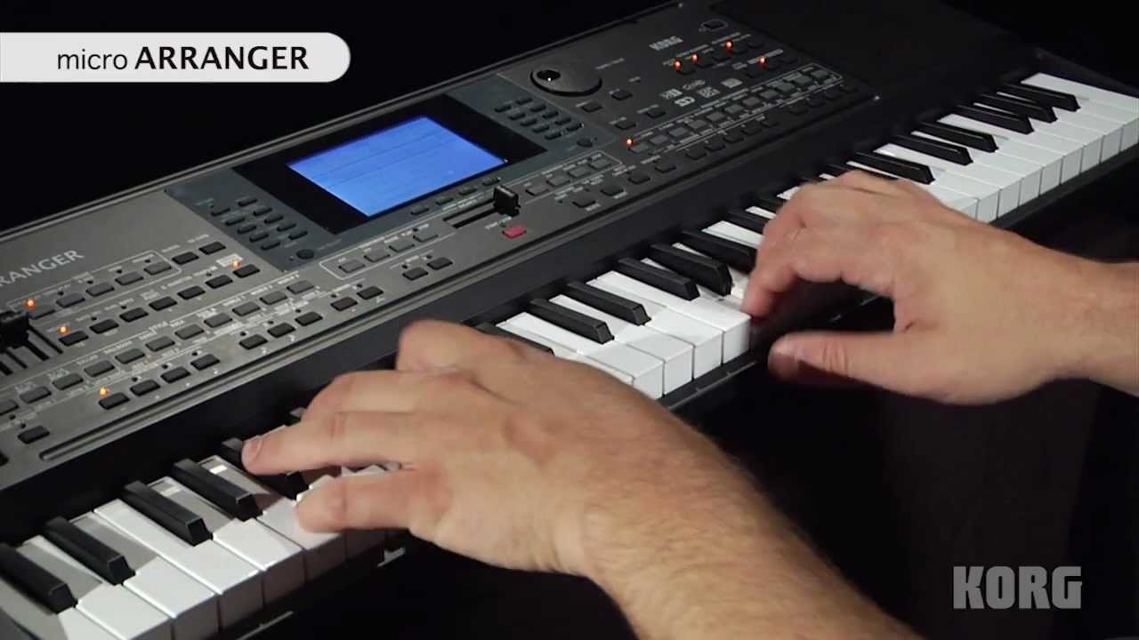 Korg microARRANGER Official Product Introduction - YouTube