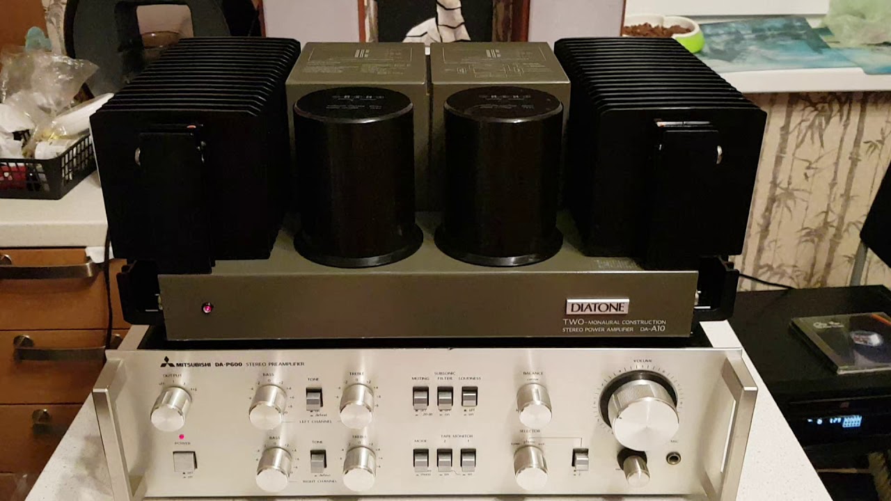 Diatone DA-A10+Mitsubishi DA-P600 - YouTube