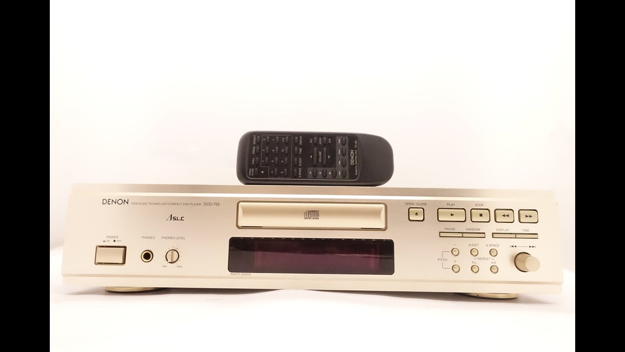 Cd Player Denon DCD 755 - YouTube