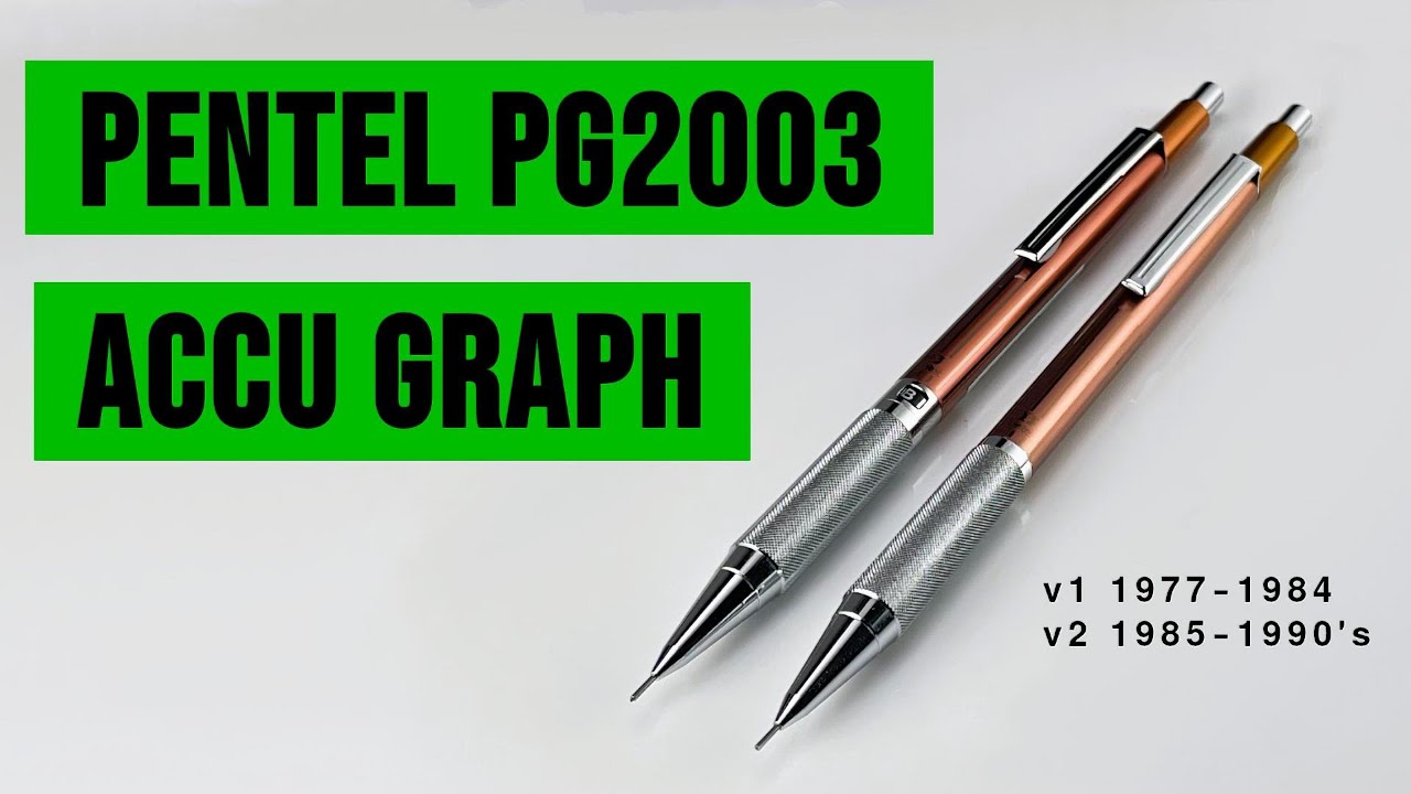 Why the Pentel PG2003 is the Best Pencil - YouTube
