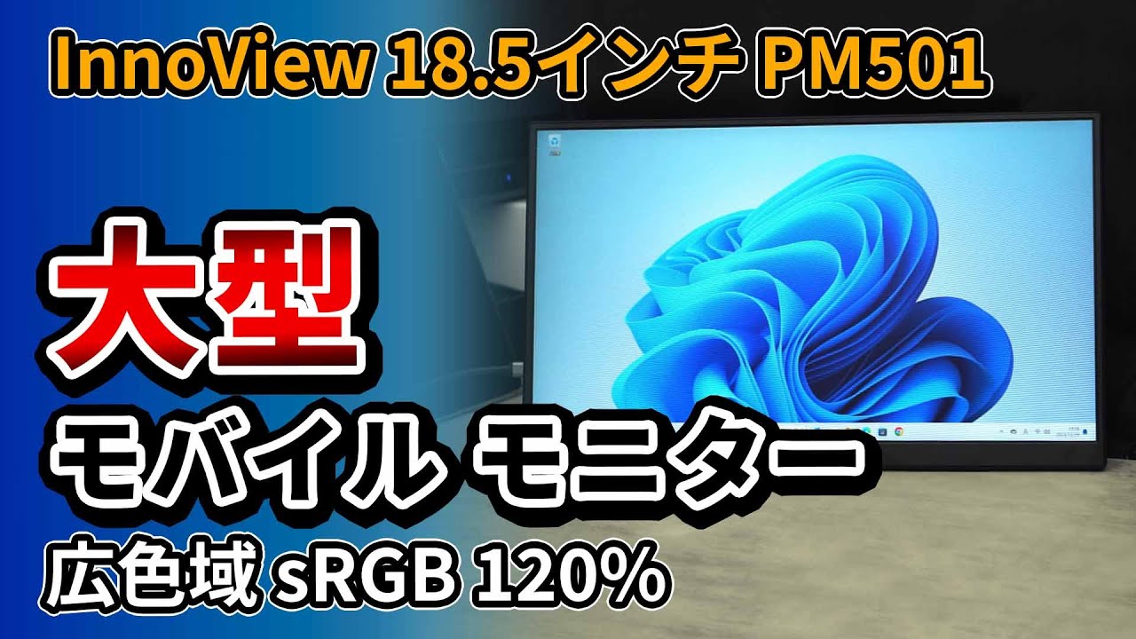 Recommended: Large, Slim Mobile Monitor InnoView 18 5-inch PM501