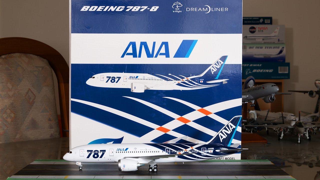 航空機・ヘリコプター ANA BORING 787-9 Inflight wing 1/200 ANA