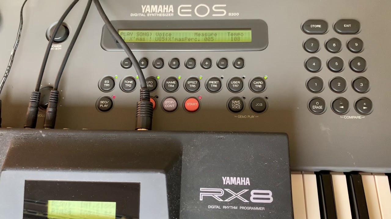 YAMAHA EOS B200 DEMO SONG / VOICE CARD RCD2000 