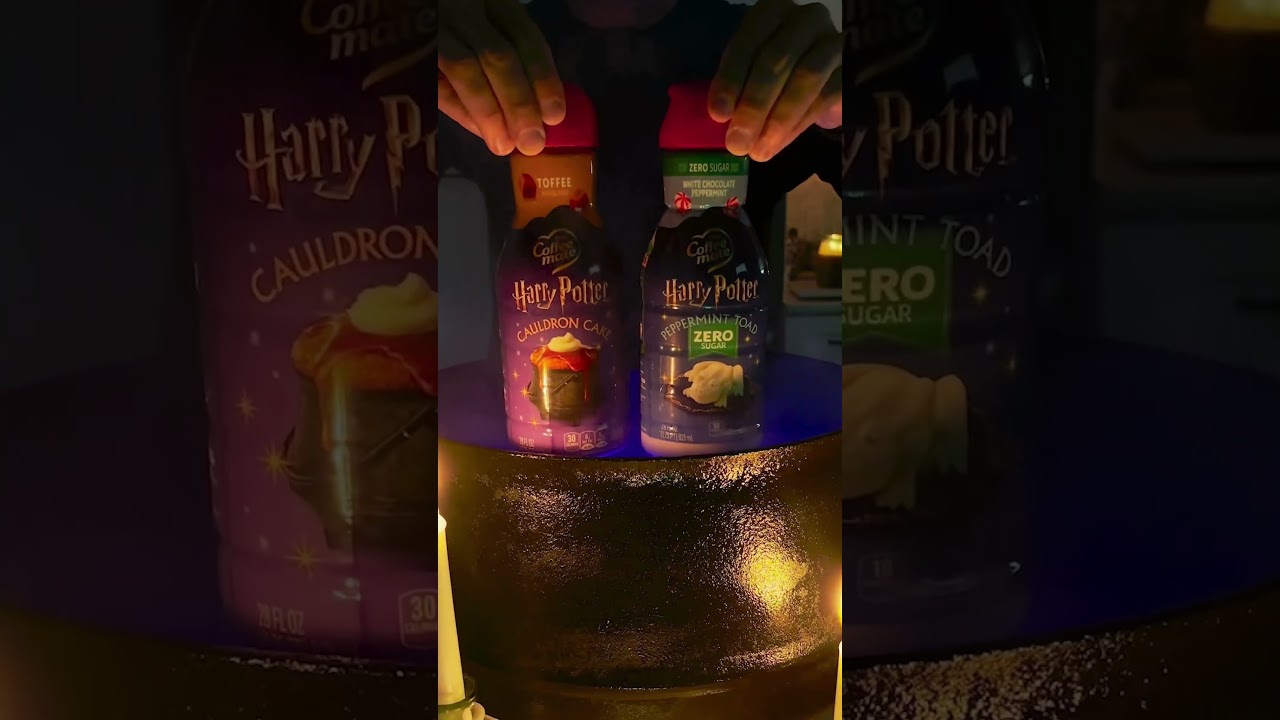 NEW Harry Potter inspired Coffee mate flavors - YouTube