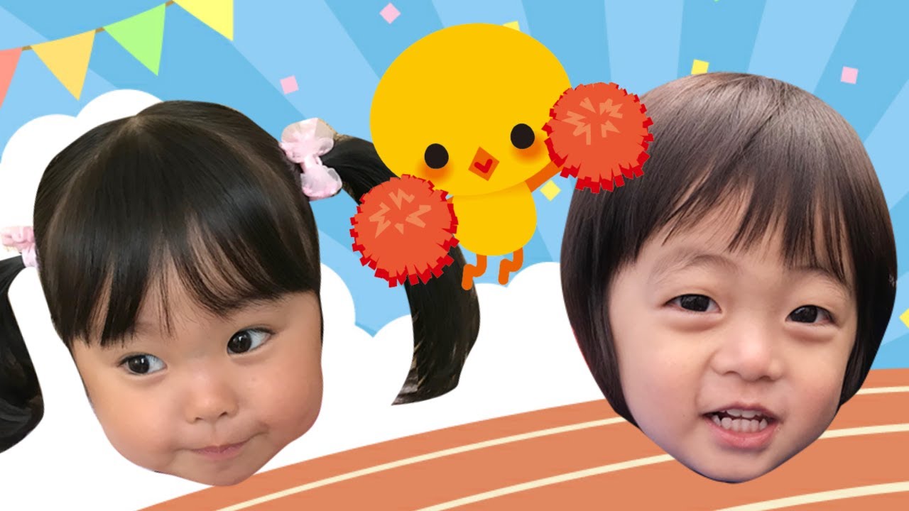 いずちゃんとみなくんがケンカをしながらも幼稚園の運動会のダンスの