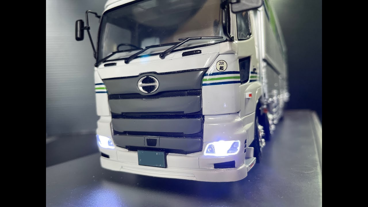 デコトラ‼️1/32 グラプロ・3軸トレーラー☆完成品☆ デコトラ‼️1/32