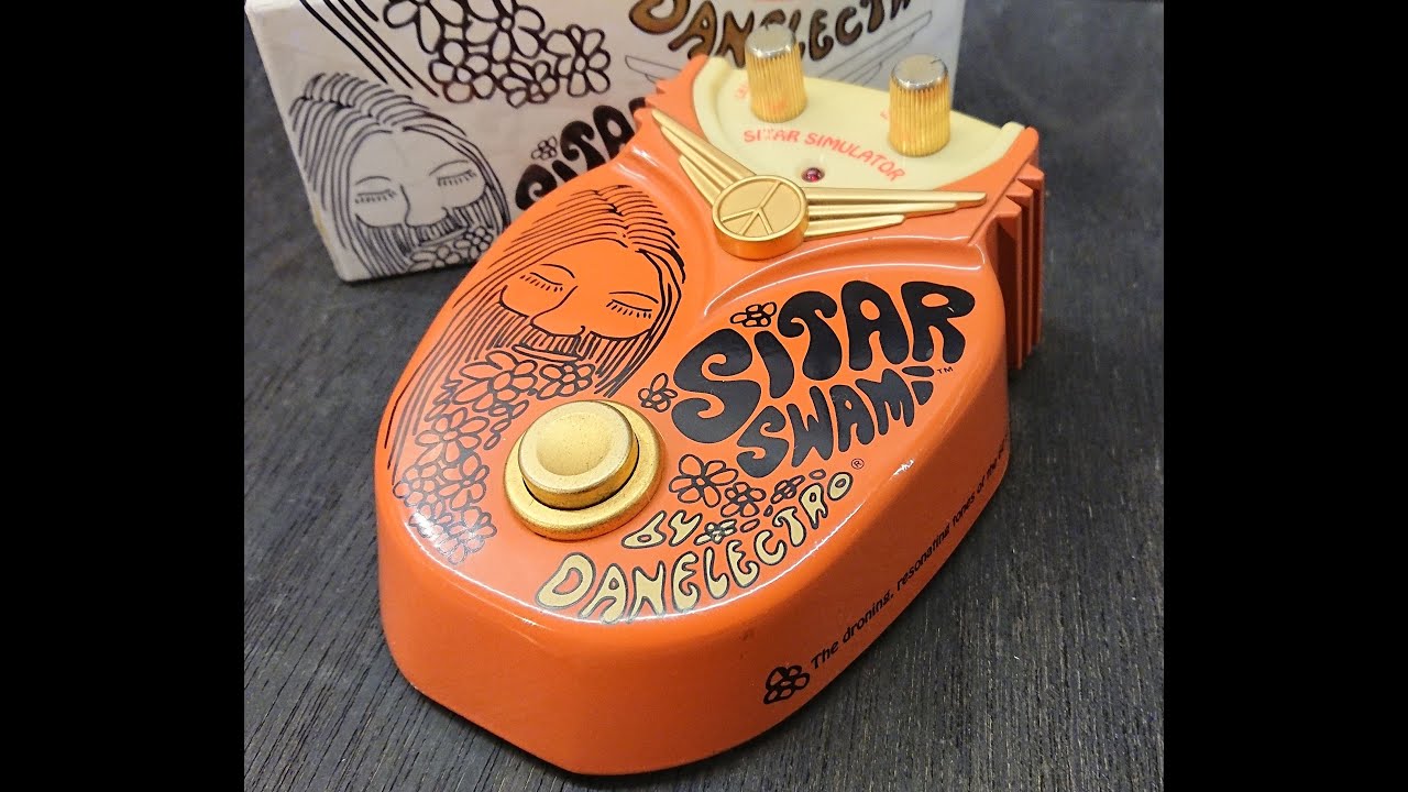 Danelectro Sitar Swami psychedelic・Pedal ダンエレクトロ