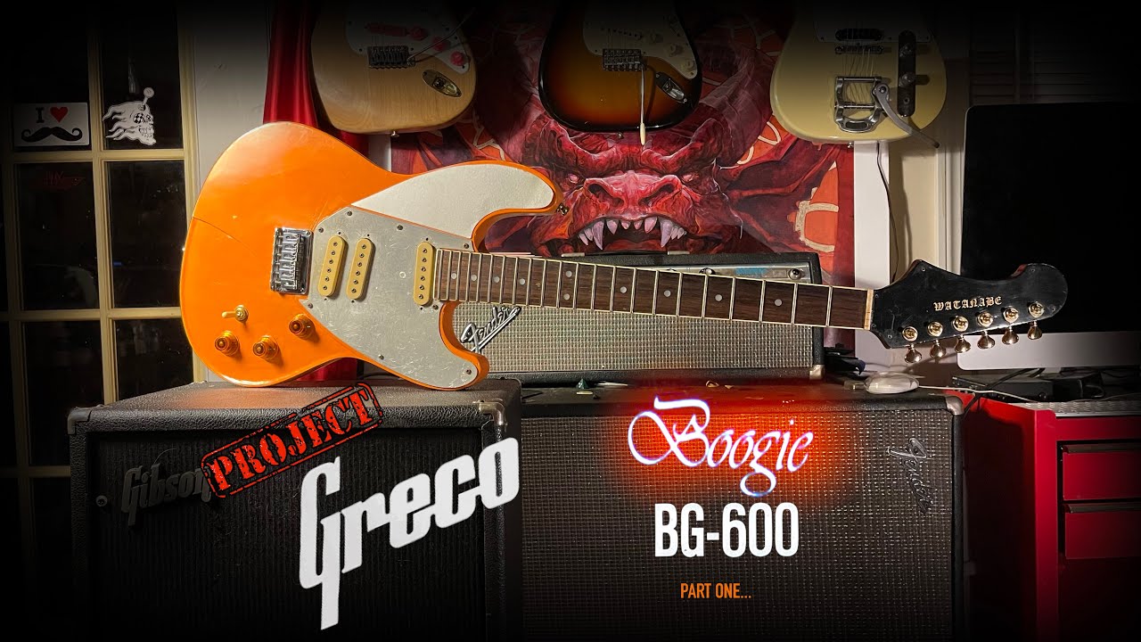 Part one: A Crazy ENGRAVED Greco Boogie BG 600 Project - YouTube